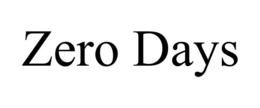 ZERO DAYS trademark