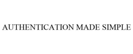 AUTHENTICATION MADE SIMPLE trademark