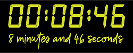 00:08:46 8MINUTES AND 46 SECONDS trademark