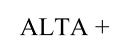 ALTA + trademark
