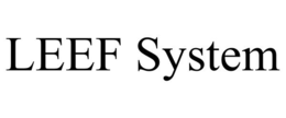 LEEF SYSTEM trademark