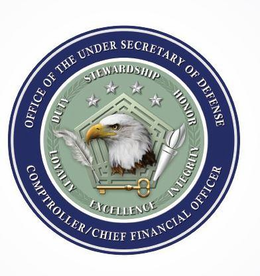 OFFICE OF THE UNDER SECRETARY OF DEFENSE COMPTROLLER/CHIEF FINANCIAL OFFICER DUTY STEWARDSHIP HONOR LOYALTY EXCELLENCE INTEGRITY trademark