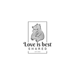 LOVE IS BEST SHARED EST 2020 trademark