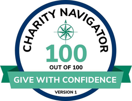 CHARITY NAVIGATOR 100 OUT OF 100 GIVE WITH CONFIDENCE VERSION 1 trademark