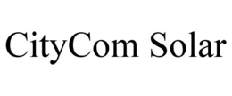 CITYCOM SOLAR trademark