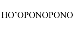 HO'OPONOPONO trademark