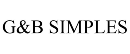 G&B SIMPLES trademark