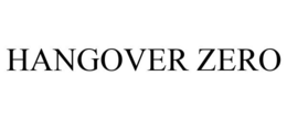 HANGOVER ZERO trademark