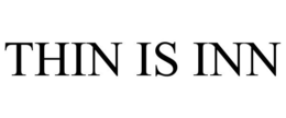 THIN IS INN trademark