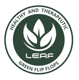 LEAF HEALTHY AND THERAPEUTIC GREEN FLIP FLOPS trademark
