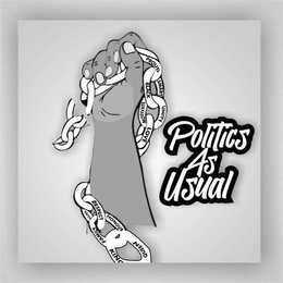 POLITICS AS USUAL PROUD SMART BLACK UNITY MOTIVATE LOVE RESPECT FAITH HONOUR FAMILY QUEEN KING trademark