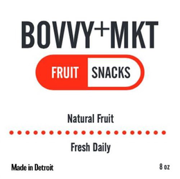 BOVVY+MKT FRUIT SNACKS trademark