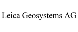 LEICA GEOSYSTEMS AG trademark