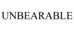 UNBEARABLE trademark
