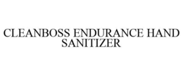 CLEANBOSS ENDURANCE HAND SANITIZER trademark