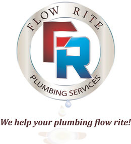 FR FLOW RITE PLUMBING SERVICES. WE HELP YOUR PLUMBING FLOW RITE! trademark