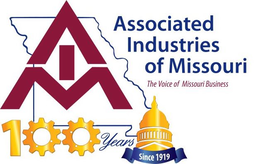 AIM ASSOCIATED INDUSTRIES OF MISSOURI THE VOICE OF MISSOURI BUSINESS 100 YEARS SINCE 1919 trademark