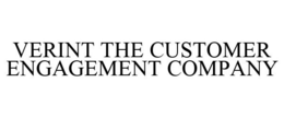 VERINT THE CUSTOMER ENGAGEMENT COMPANY trademark