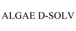 ALGAE D-SOLV trademark