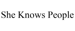 SHE KNOWS PEOPLE trademark