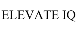 ELEVATE IQ trademark