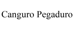 CANGURO PEGADURO trademark