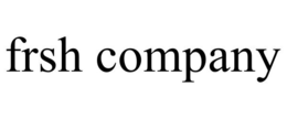 FRSH COMPANY trademark