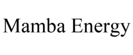 MAMBA ENERGY trademark
