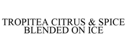 TROPITEA CITRUS & SPICE BLENDED ON ICE trademark
