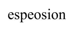 ESPEOSION trademark