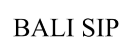 BALI SIP trademark