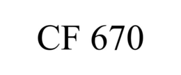 CF 670 trademark