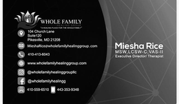 WHOLE FAMILY HEALING GROUP trademark