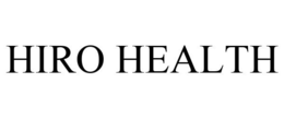HIRO HEALTH trademark