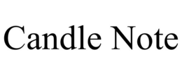 CANDLE NOTE trademark
