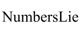 NUMBERSLIE trademark