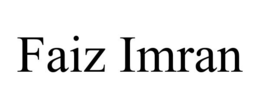 FAIZ IMRAN trademark