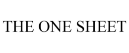 THE ONE SHEET trademark