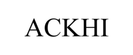 ACKHI trademark