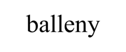 BALLENY trademark