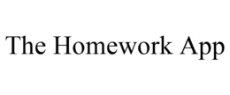 THE HOMEWORK APP trademark