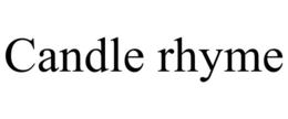 CANDLE RHYME trademark