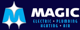 M MAGIC ELECTRIC PLUMBING HEATING AIR trademark