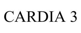 CARDIA 3 trademark