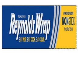FOIL MADE IN USA REYNOLDS WRAP EASY PREP. EASY COOK. EASY CLEAN. EVERYDAY STRENGTH NONSTICK FOOD WON'T STICK trademark