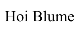 HOI BLUME trademark
