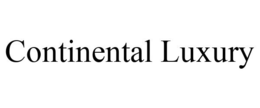 CONTINENTAL LUXURY trademark