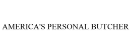 AMERICA'S PERSONAL BUTCHER trademark