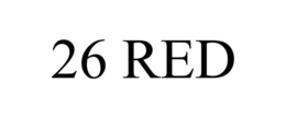 26 RED trademark