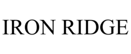 IRON RIDGE trademark
